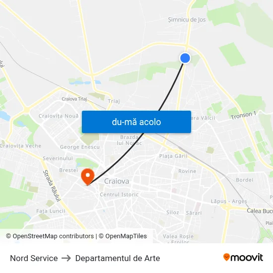 Harta de Nord Service către Departamentul de Arte