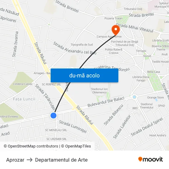 Harta de Aprozar către Departamentul de Arte