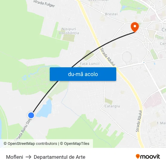 Harta de Mofleni către Departamentul de Arte