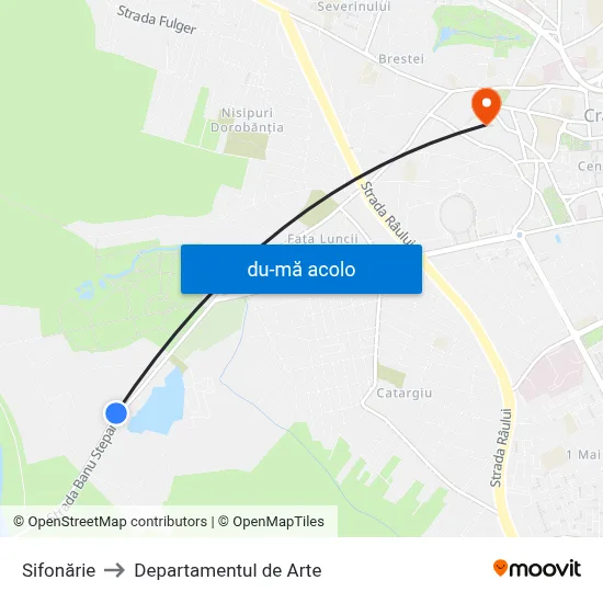 Harta de Sifonărie către Departamentul de Arte