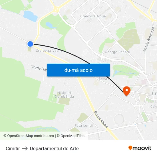 Harta de Cimitir către Departamentul de Arte