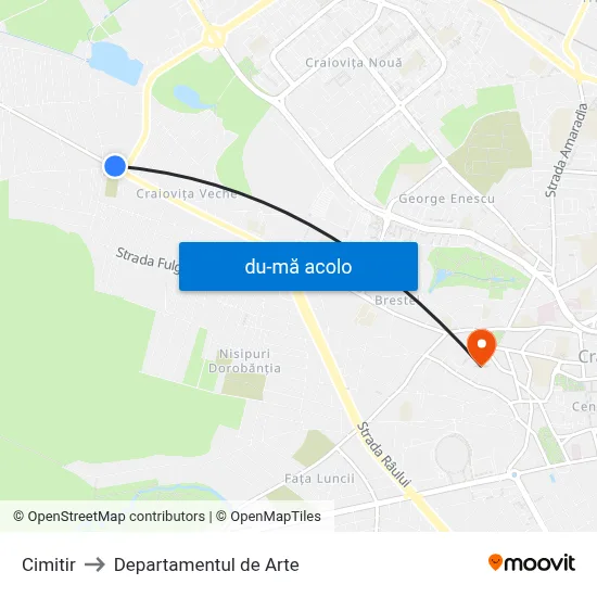 Harta de Cimitir către Departamentul de Arte