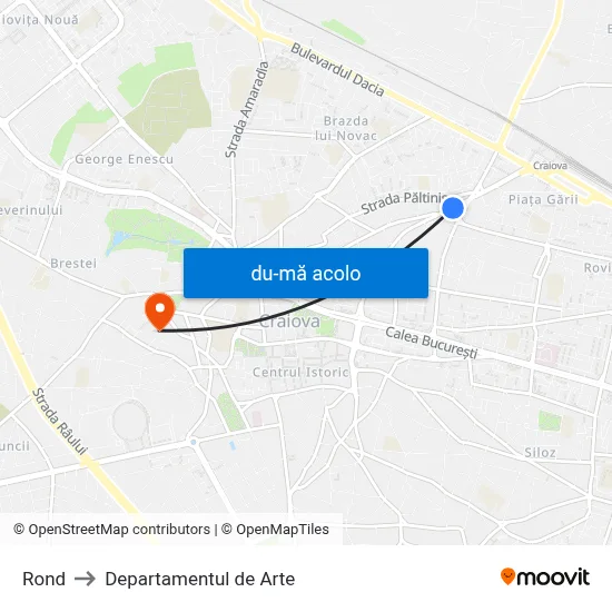 Harta de Rond către Departamentul de Arte