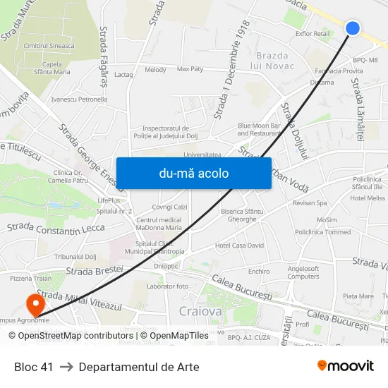 Harta de Bloc 41 către Departamentul de Arte