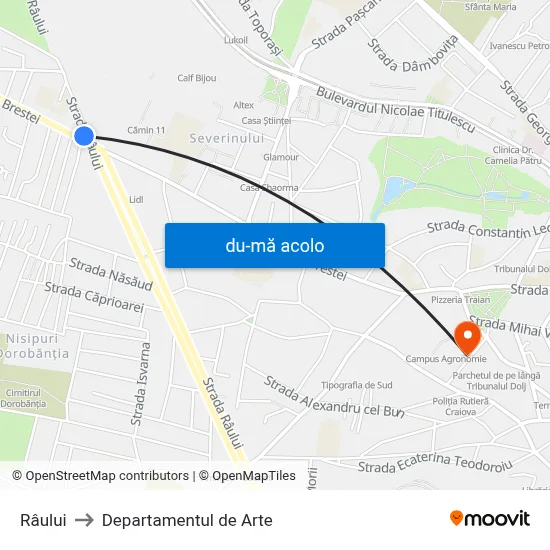 Harta de Râului către Departamentul de Arte