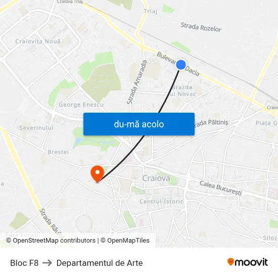 Harta de Bloc F8 către Departamentul de Arte