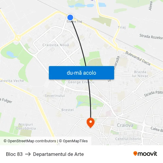 Harta de Bloc 83 către Departamentul de Arte