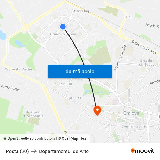 Harta de Poștă (20) către Departamentul de Arte