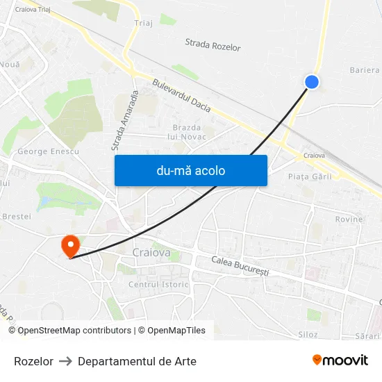 Harta de Rozelor către Departamentul de Arte