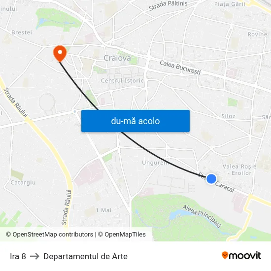 Harta de Ira 8 către Departamentul de Arte