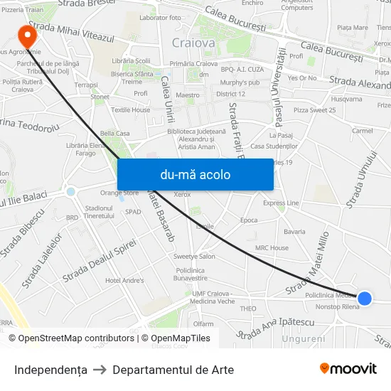 Harta de Independența către Departamentul de Arte