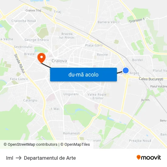 Harta de Iml către Departamentul de Arte