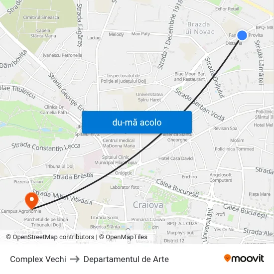 Harta de Complex Vechi către Departamentul de Arte