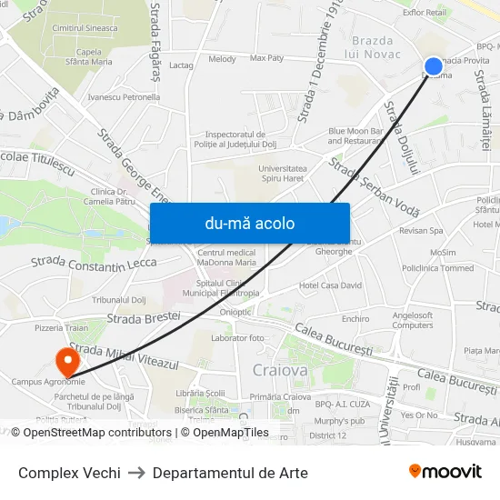 Harta de Complex Vechi către Departamentul de Arte