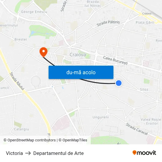 Harta de Victoria către Departamentul de Arte