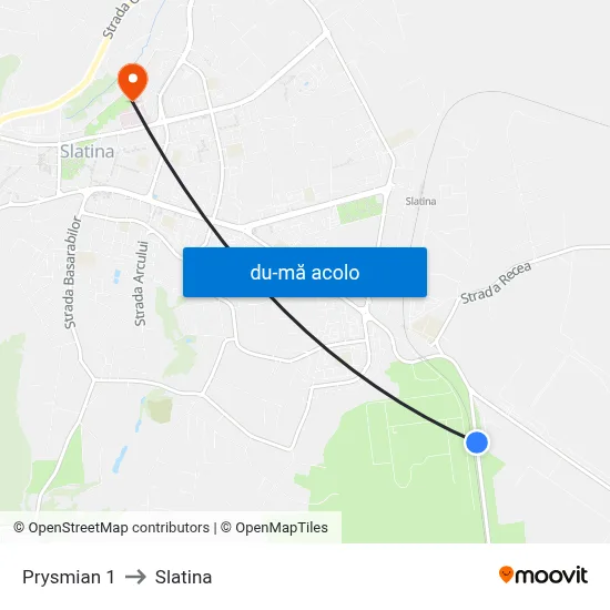 Harta de Prysmian 1 către Slatina