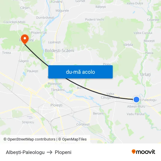 Harta de Albești-Paleologu către Plopeni