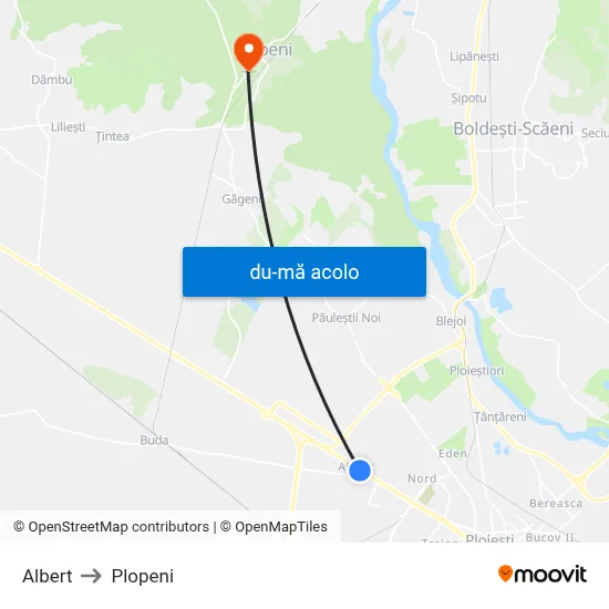 Harta de Albert către Plopeni