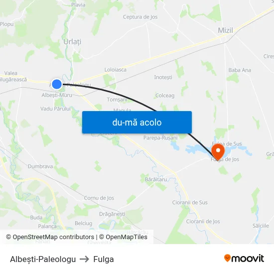 Harta de Albești-Paleologu către Fulga