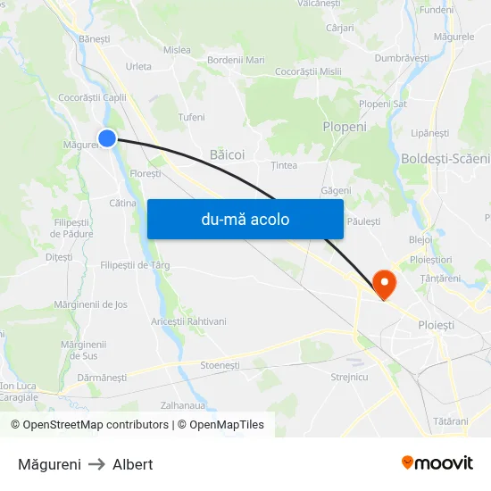 Harta de Măgureni către Albert