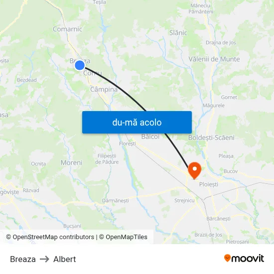 Harta de Breaza către Albert