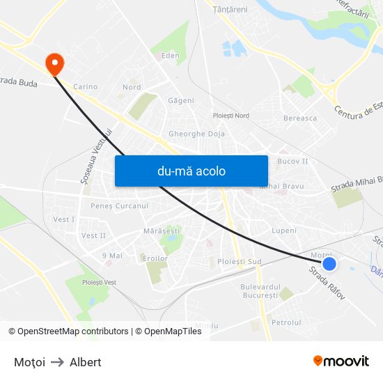 Harta de Moţoi către Albert