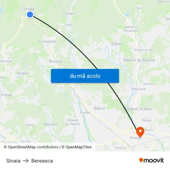 Harta de Sinaia către Bereasca