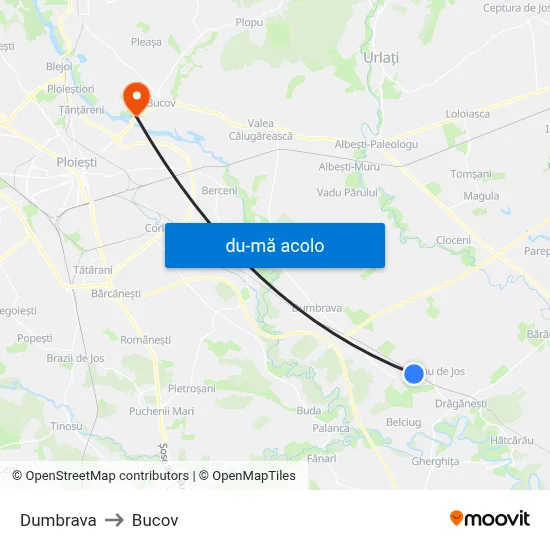 Harta de Dumbrava către Bucov