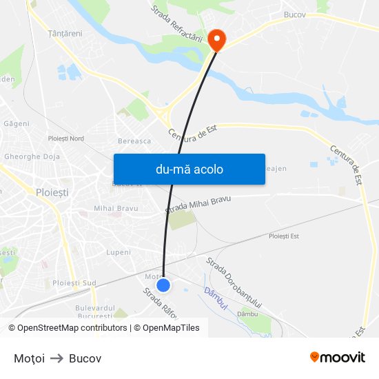 Harta de Moţoi către Bucov