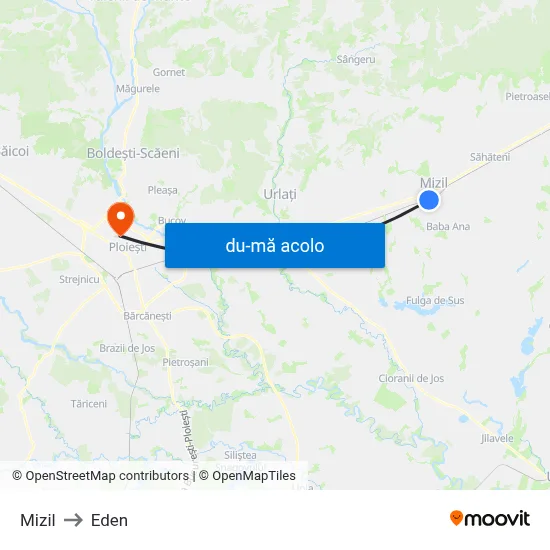 Harta de Mizil către Eden