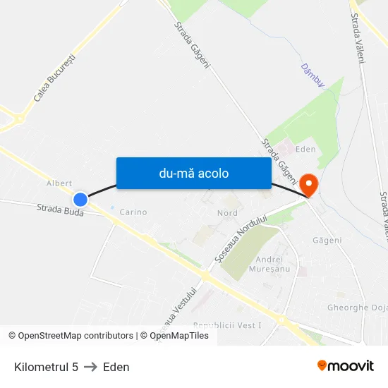 Harta de Kilometrul 5 către Eden