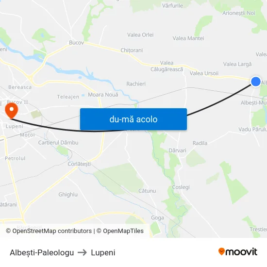 Harta de Albești-Paleologu către Lupeni