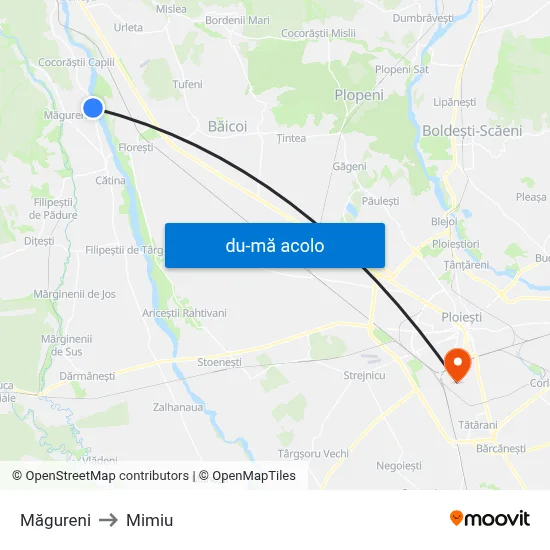 Harta de Măgureni către Mimiu