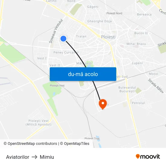 Harta de Aviatorilor către Mimiu