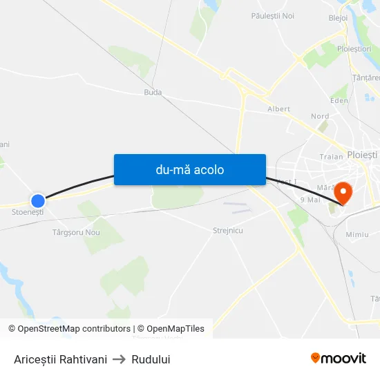 Harta de Ariceștii Rahtivani către Rudului