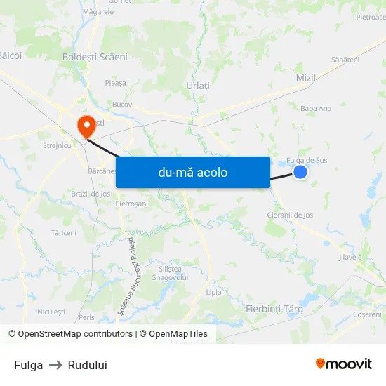 Harta de Fulga către Rudului