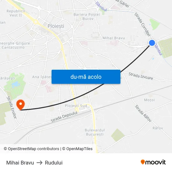 Harta de Mihai Bravu către Rudului