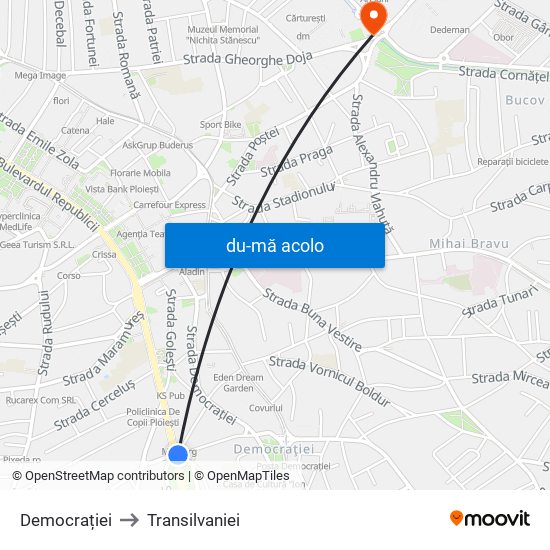 Harta de Democrației către Transilvaniei