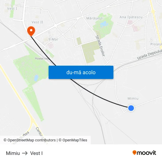 Harta de Mimiu către Vest I