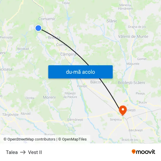 Harta de Talea către Vest II