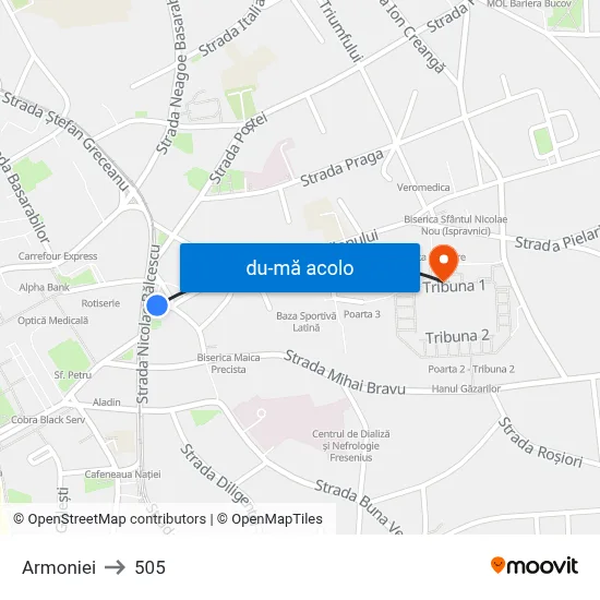 Harta de Armoniei către 505