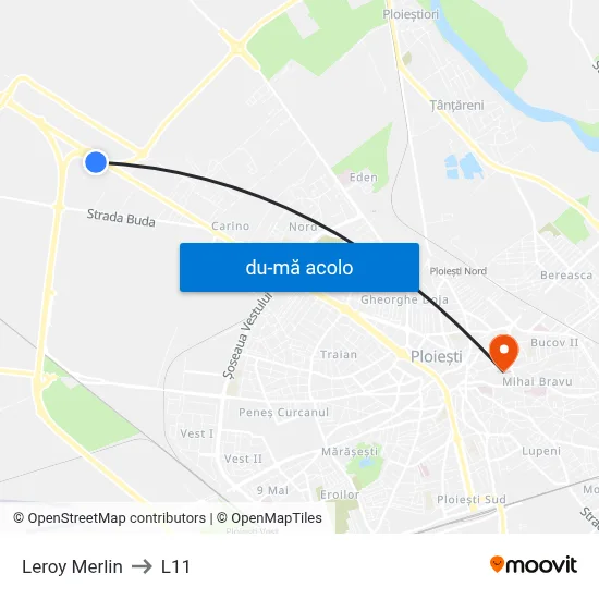 Harta de Leroy Merlin către L11