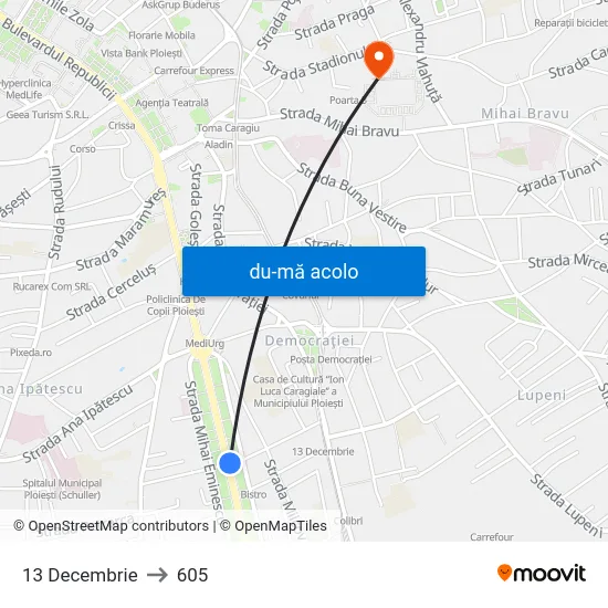 Harta de 13 Decembrie către 605