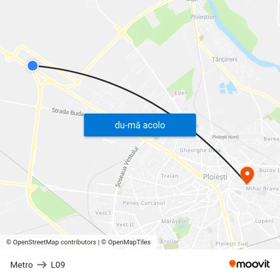Harta de Metro către L09