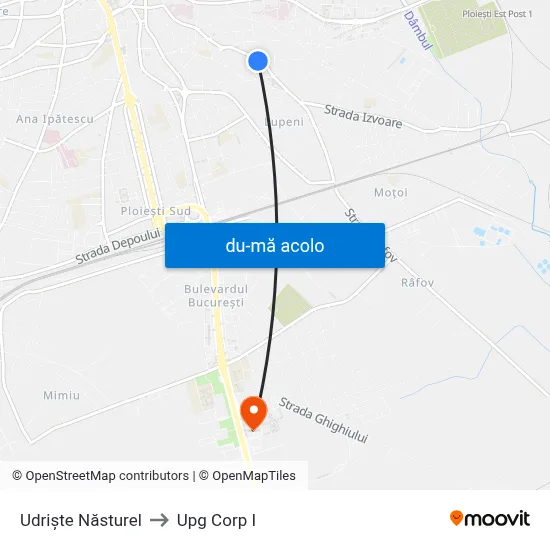 Harta de Udriște Năsturel către Upg Corp I