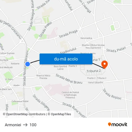 Harta de Armoniei către 100