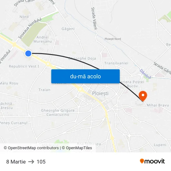 Harta de 8 Martie către 105