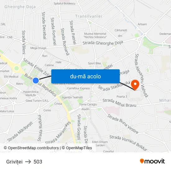 Harta de Griviței către 503