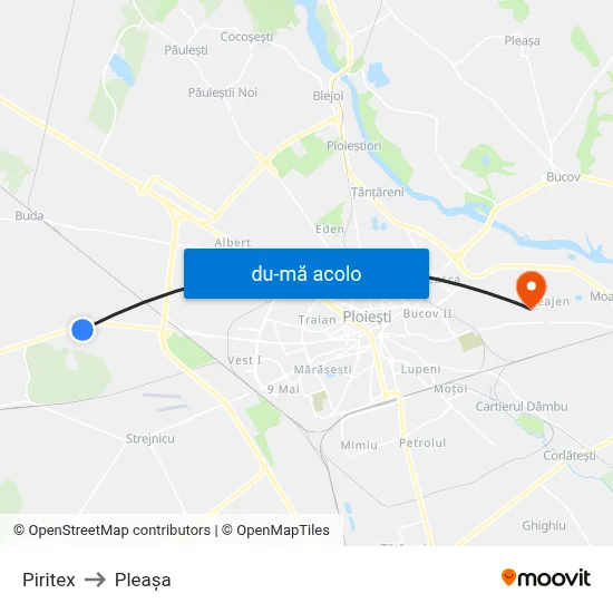 Harta de Piritex către Pleașa