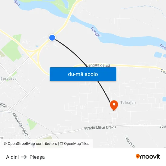 Harta de Aldini către Pleașa